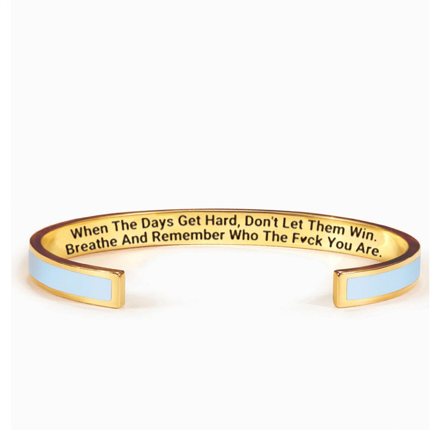 🎁DON'T LET THE HARD DAYS WIN COLOR BANGLE