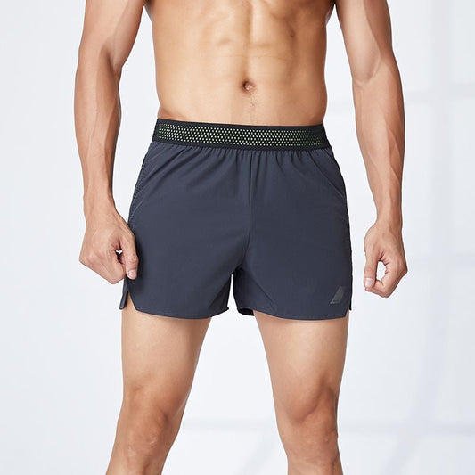 Men's Zipper Pockets Hiking Athletic Running Shorts
