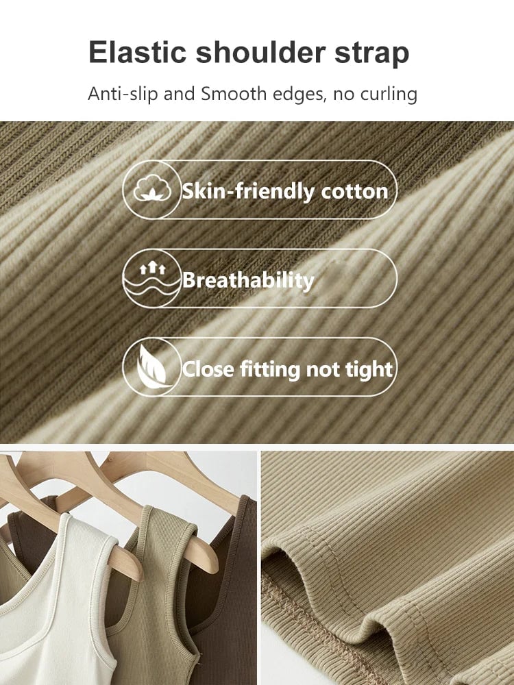 Ribbed Knit Tank Top [Buy 1 Free 1]