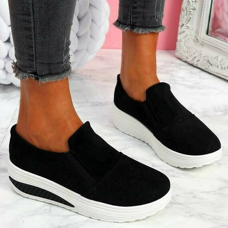 Woman Round toe Knitted Bow Loafers