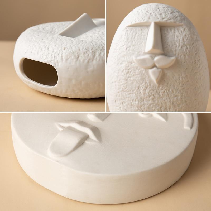 Happy Human Face Vase