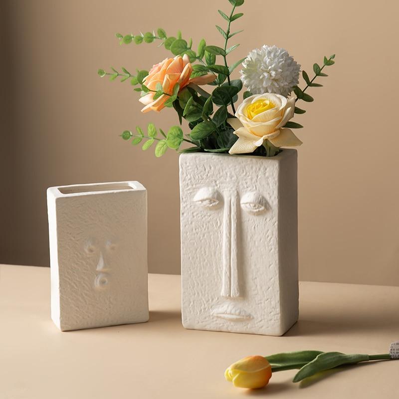 Happy Human Face Vase