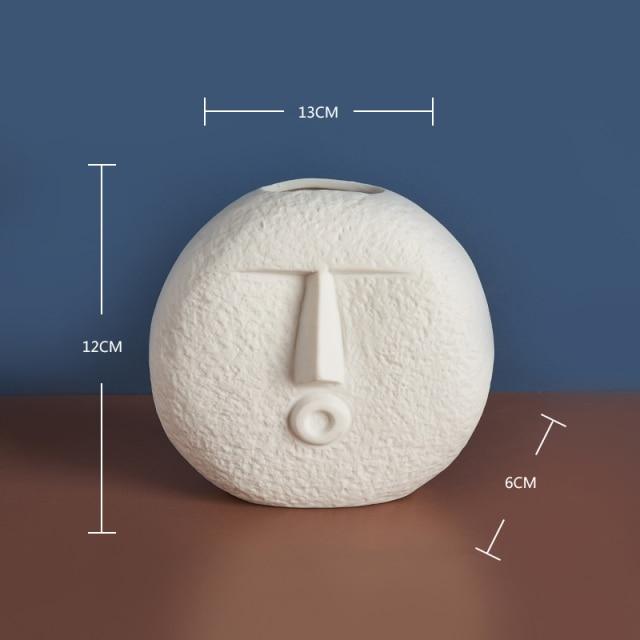 Happy Human Face Vase