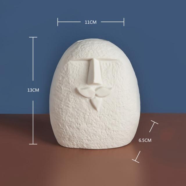 Happy Human Face Vase