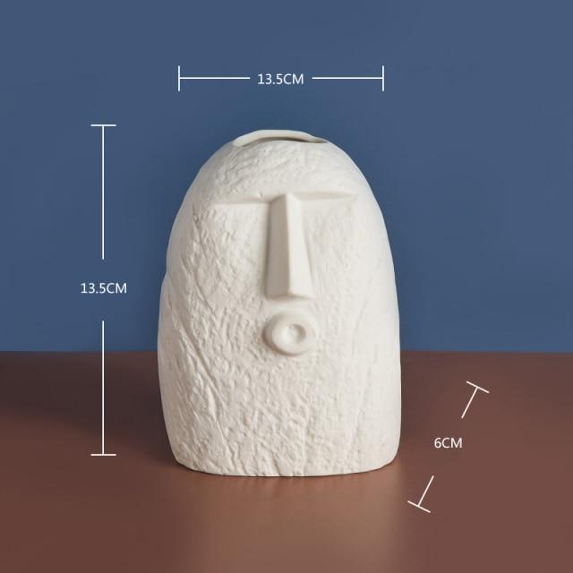 Happy Human Face Vase