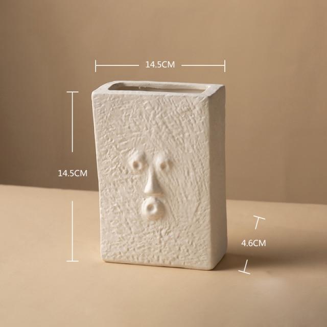 Happy Human Face Vase