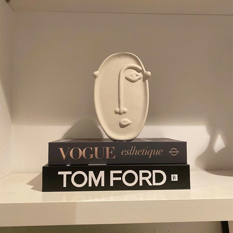 Mayan Inspired Face Vase