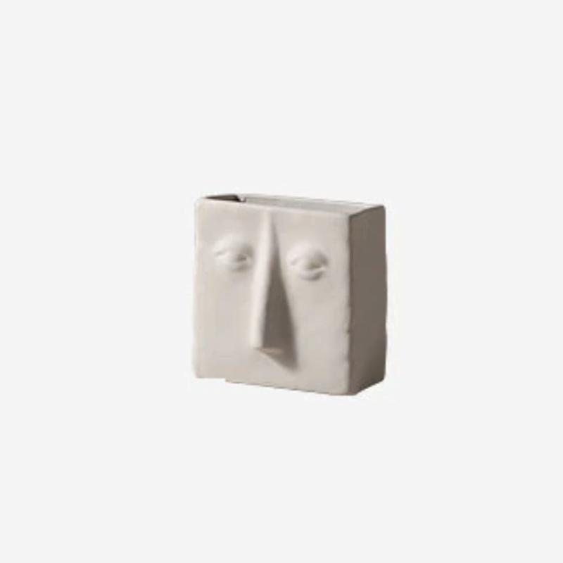 Mayan Inspired Face Vase