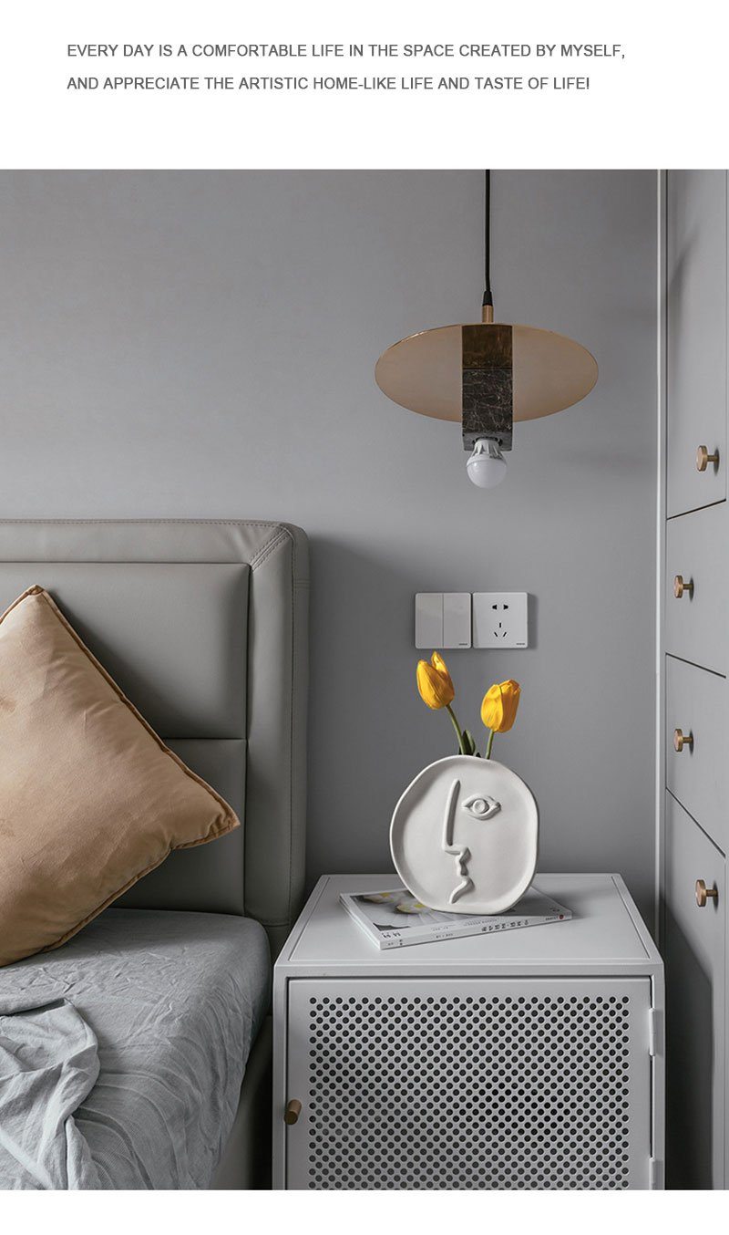 Mayan Inspired Face Vase