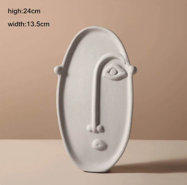 Mayan Inspired Face Vase