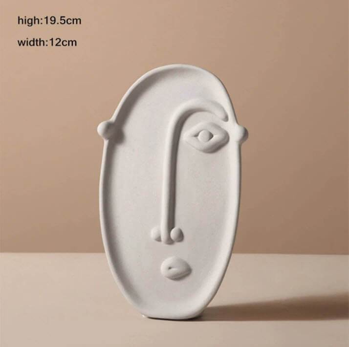 Mayan Inspired Face Vase