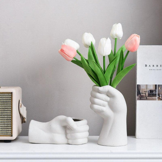 Nordic Hand-shaped Vase