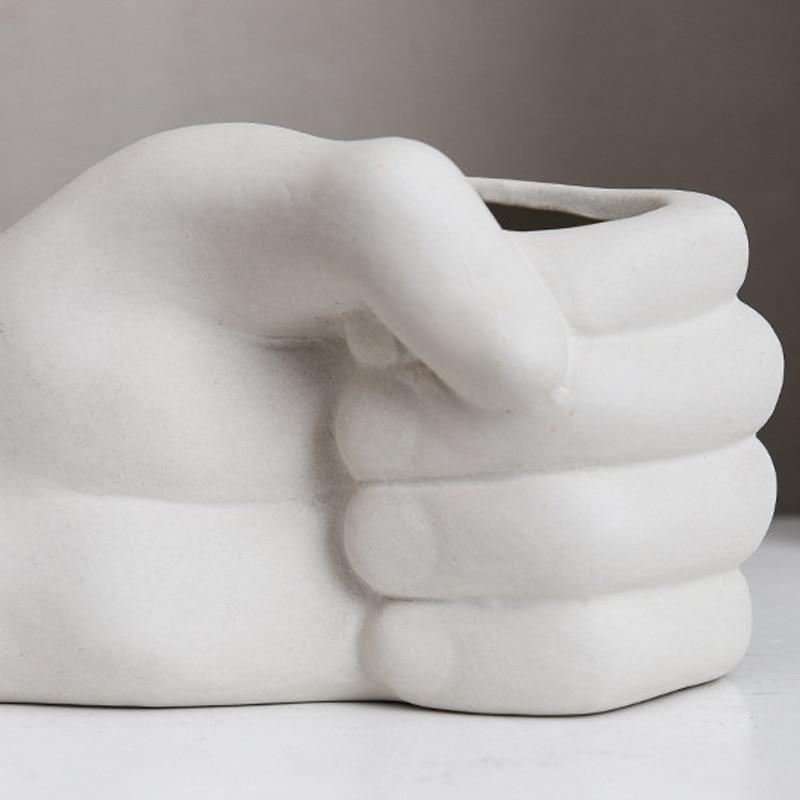 Nordic Hand-shaped Vase