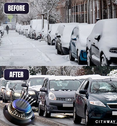 Anti-freeze Electromagnetic Car Snow Removal Device