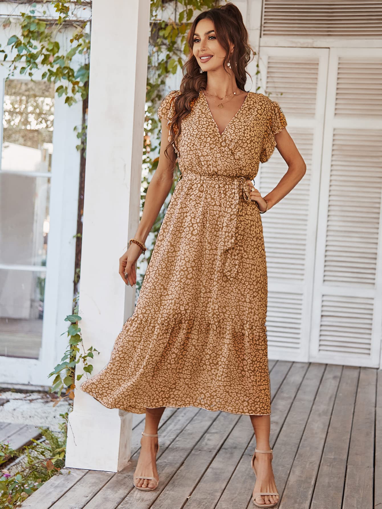 2023 Latest Women's Floral Summer Bohemian Maxi Dresses