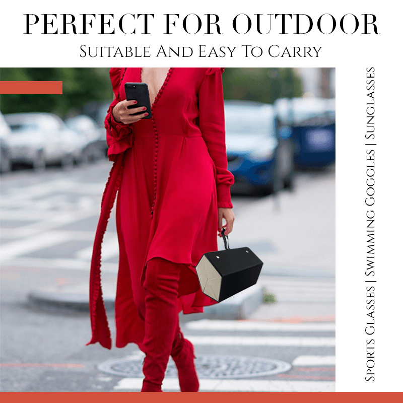 Leather Multiple Foldable Eyeglasses Storage Box