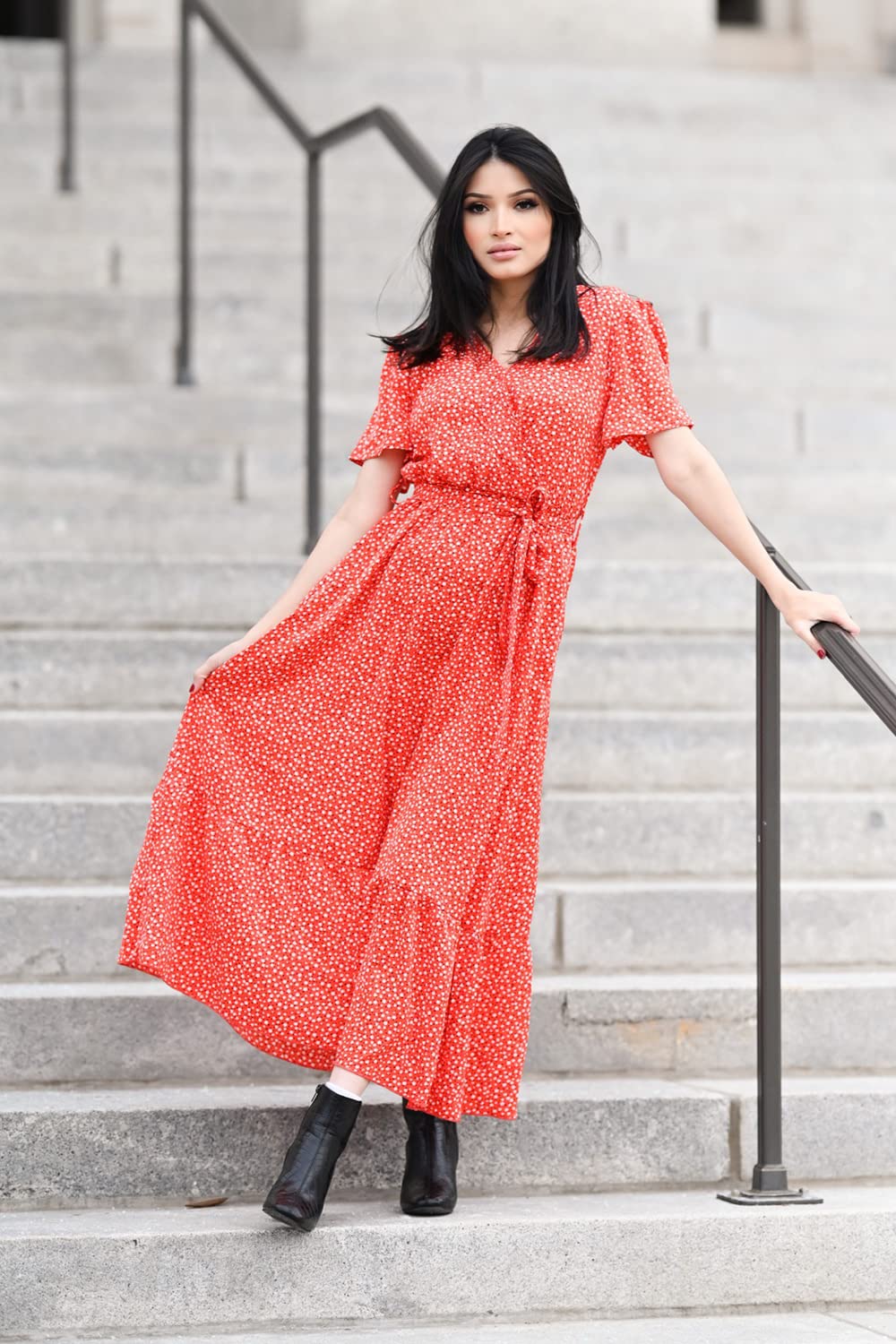 2023 Latest Women's Floral Summer Bohemian Maxi Dresses