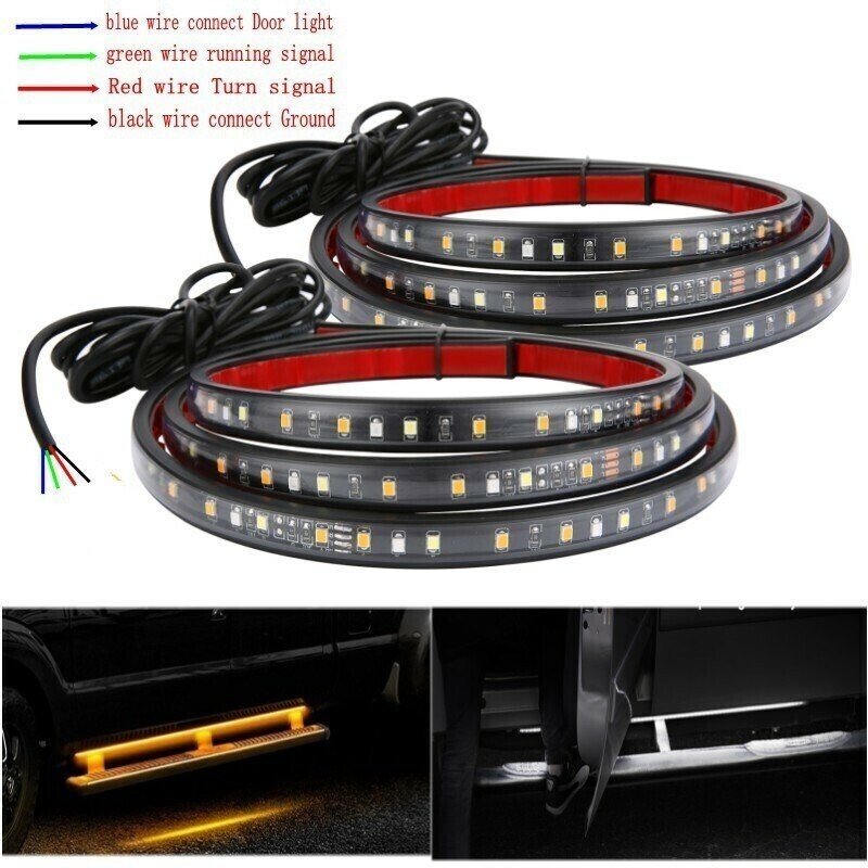 LED tailgate lights, turn signals and driving and reversing lights.