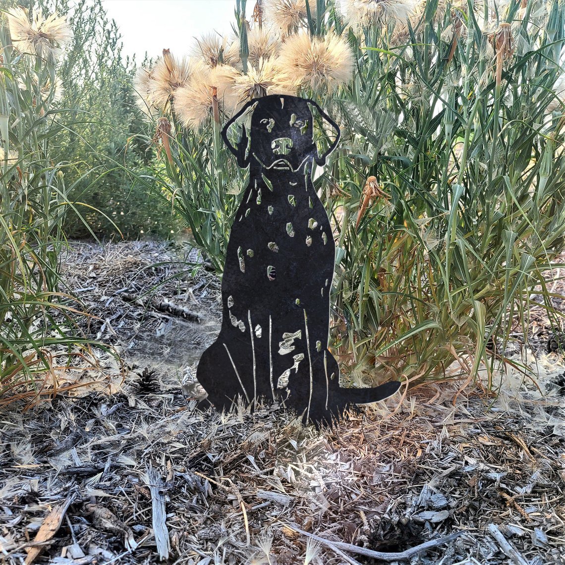 Dalmatian Metal Silhouette