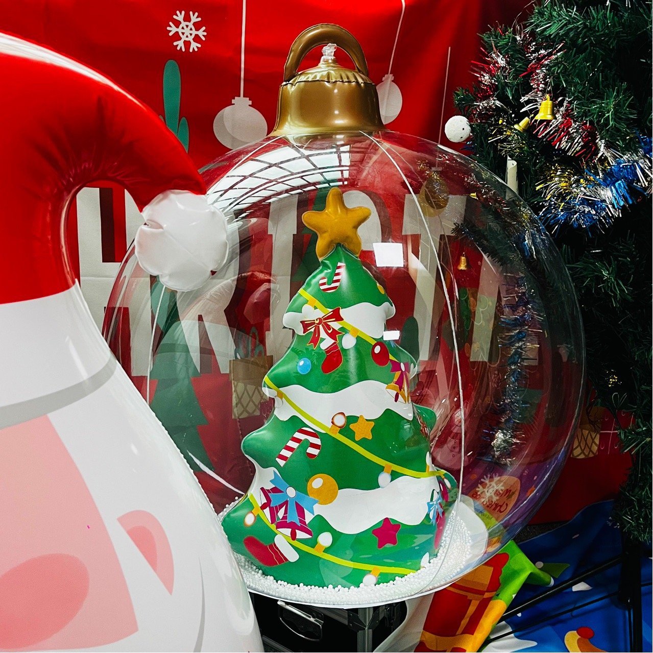 🎄Outdoor Christmas PVC inflatable Decorated Ball