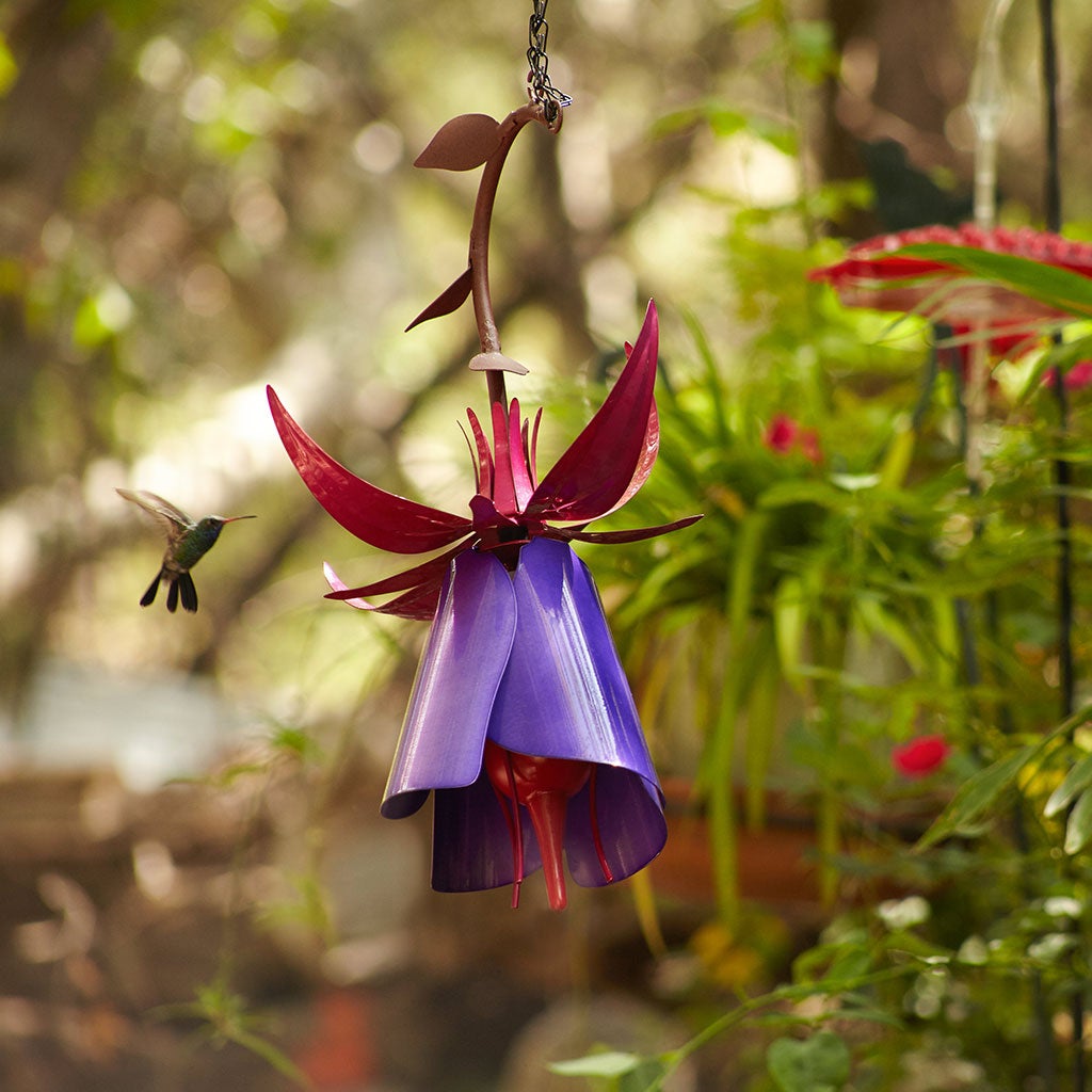 Flower creative   Hummingbird feeder water feeder
