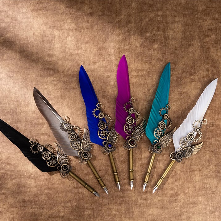 Vintage Steampunk Quill Pen
