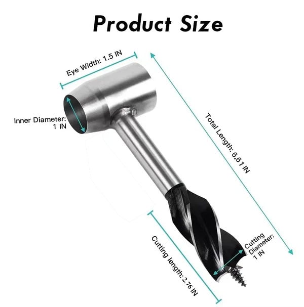 🔥Bushcraft Settlers Tool Survival Hand Auger Wrench