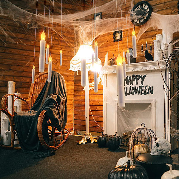 Fantasy Floating Candles with Wand Remote