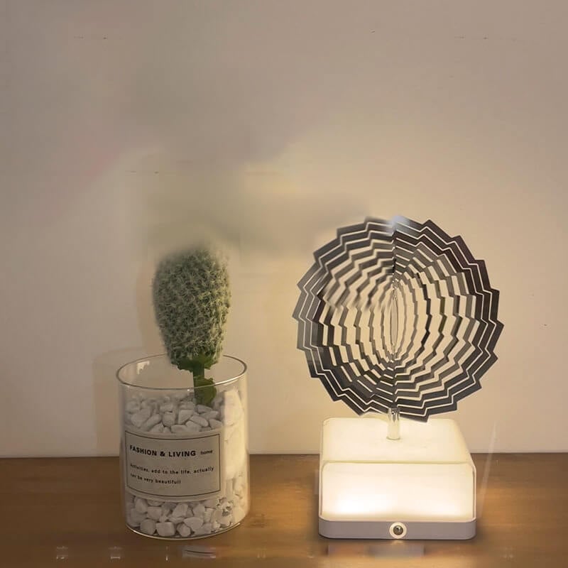 🎄LED 3D Rotating Ambient Night Light 16 Colors💟