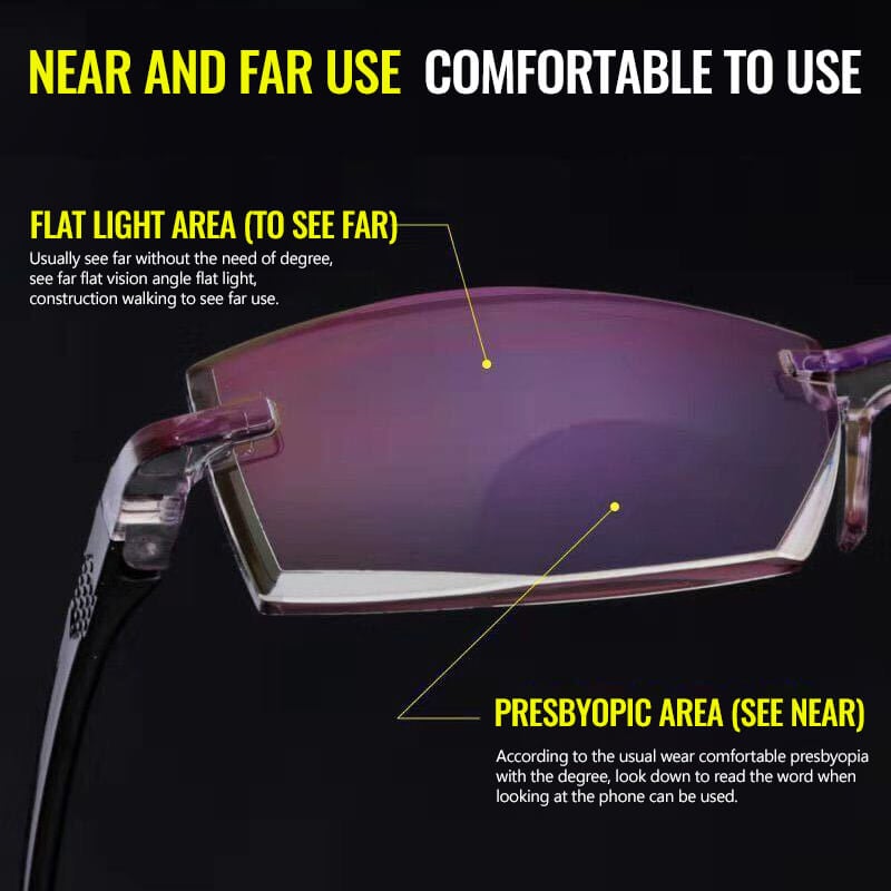 NEW DIAMOND-CUT BIFOCAL  & ANTI-BLUE EYEWEAR ULTRALIGHT READING GLASSES