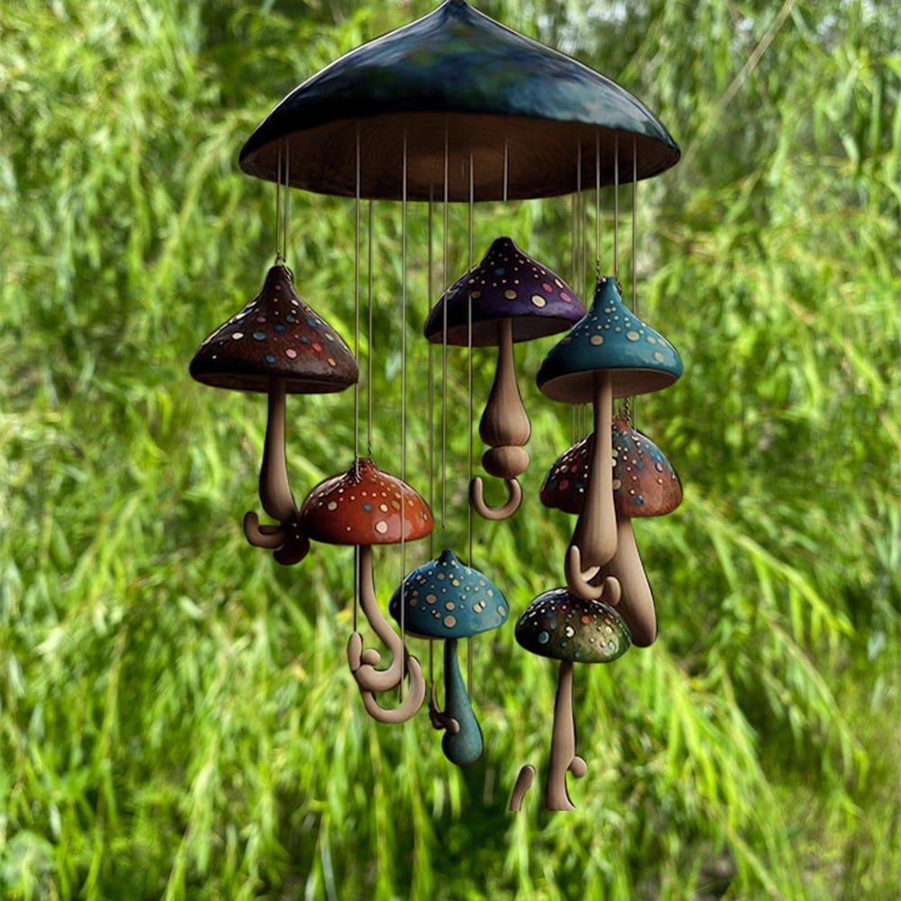 🔥Mushroom Campanula Handmade  Art