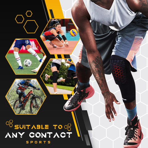 🔥 Honeycomb Anti Collision Knee Pads