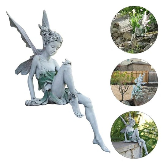 💖 Arbor Day Hot Sale-50%Off🔥sitting fairy sculpture