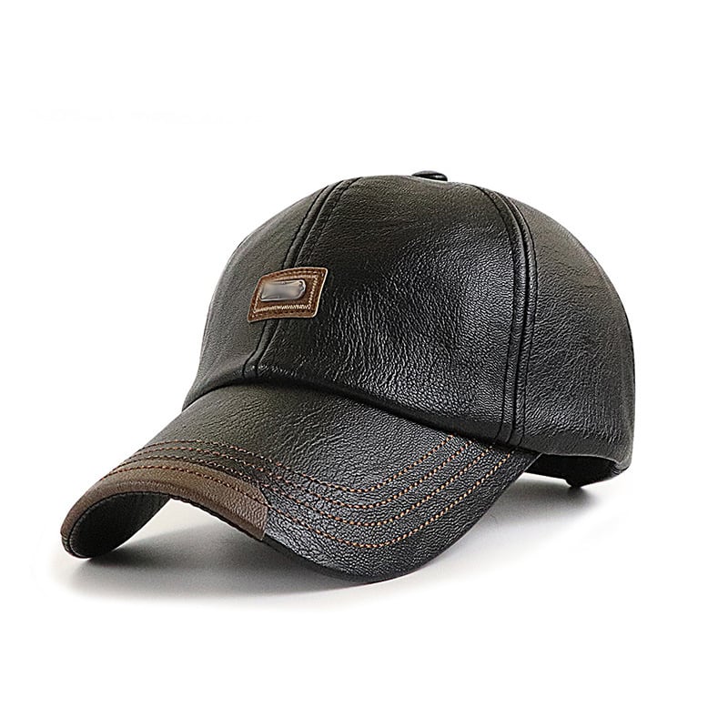 New trendy leather cap