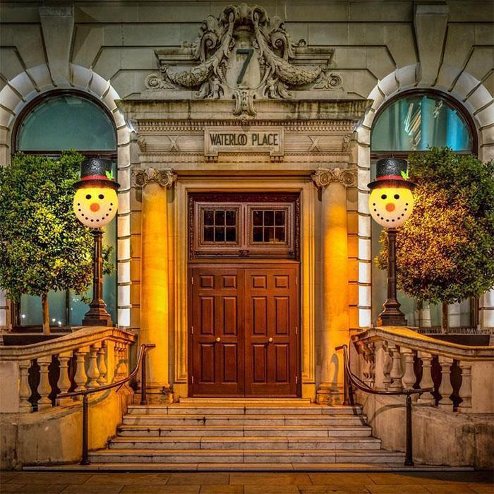 Snowman Porch Light Cover