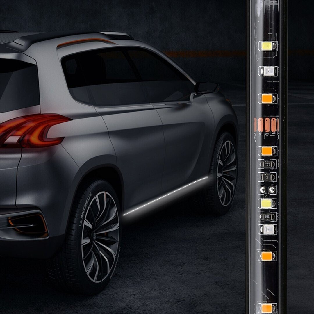 LED tailgate lights, turn signals and driving and reversing lights.