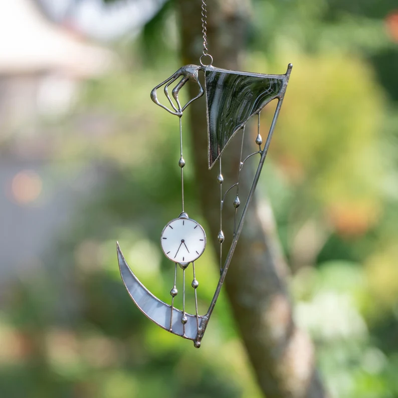 🎃Grim Reaper Stained Glass Suncatcher💀