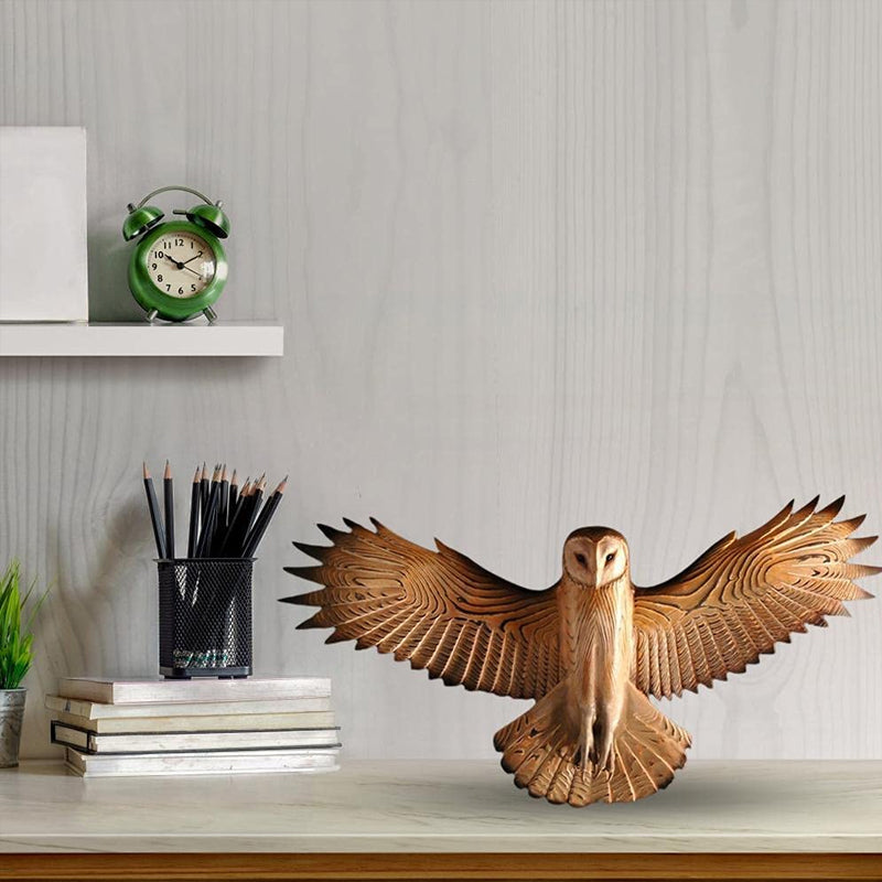 Barn Owl Sculpture Wall Art