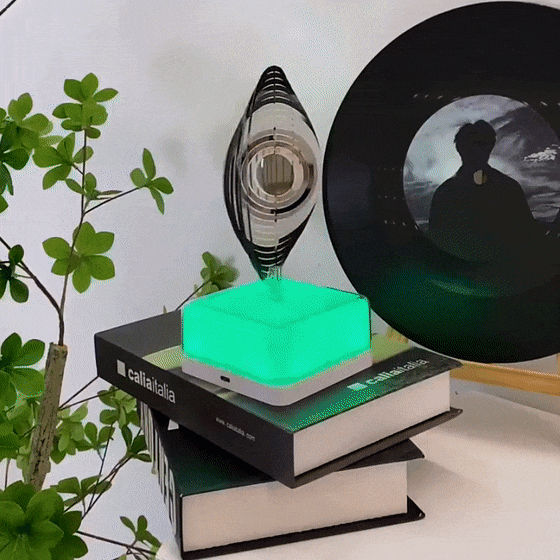 🎄LED 3D Rotating Ambient Night Light 16 Colors💟