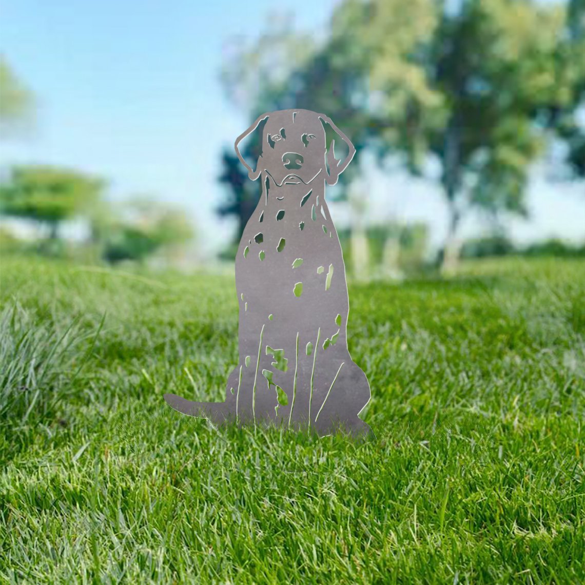 Dalmatian Metal Silhouette
