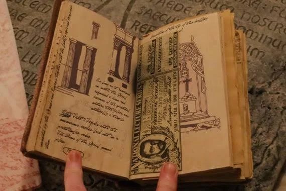 🔥Hot Sale📖The Grail Diary -Classic Movie Fan Made Prop Replica💖