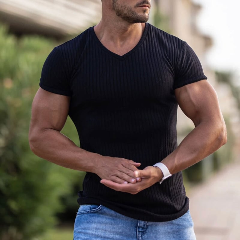 V-NECK SPORTS T-SHIRT