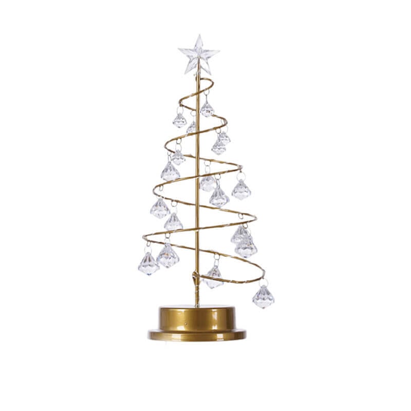 New Christmas Crystal Tree Light Room Bedroom Decoration Led Lamp