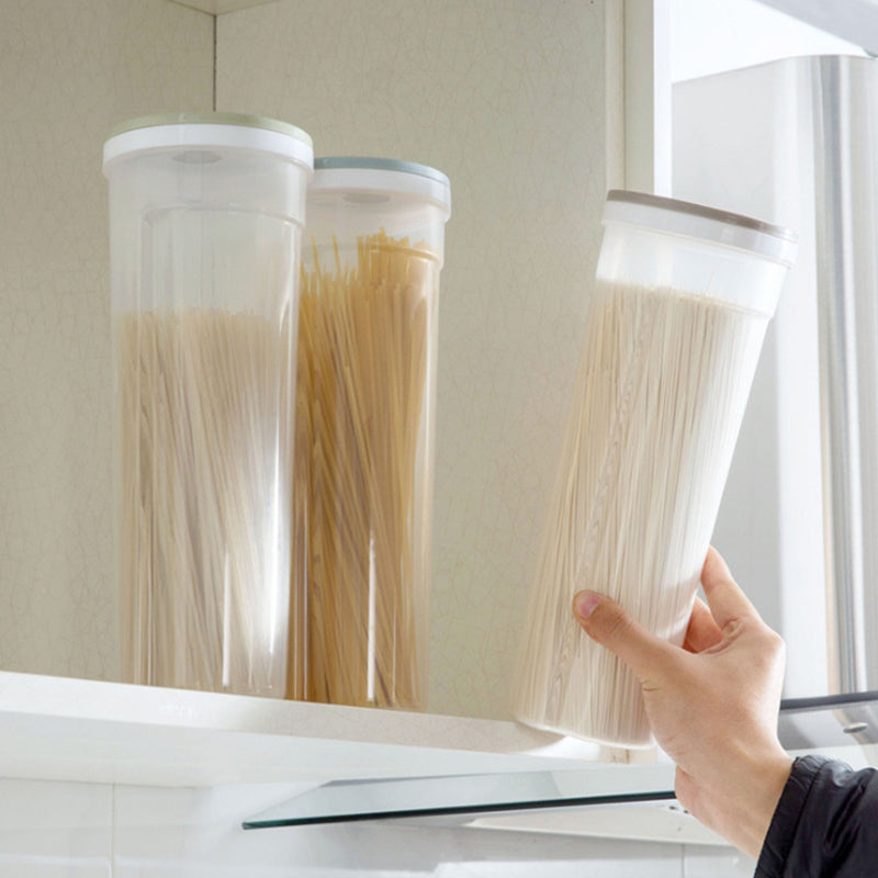 Food Storage Cylinder Spaghetti Noodle Container Box