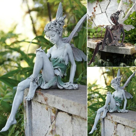 💖 Arbor Day Hot Sale-50%Off🔥sitting fairy sculpture