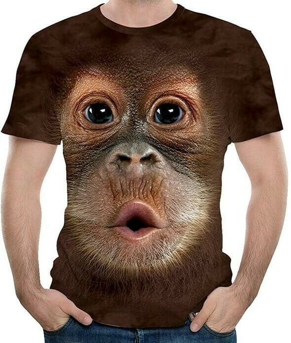 monkey T-shirt&quot; that fits your figure