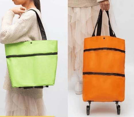 ✨2023 New Version✨Foldable Shopping Trolley Tote Bag