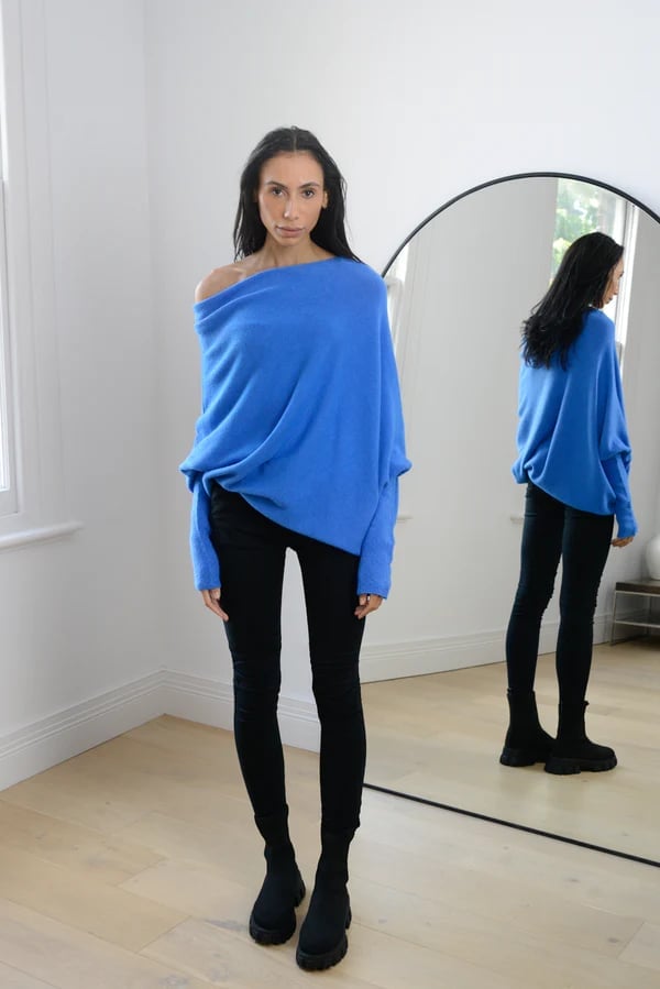 🎅Last day special🌲JAKI Asymmetric Draped Jumper