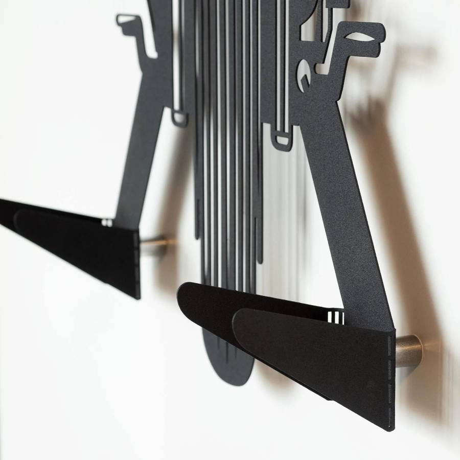 Motorcycle crash helmet holder, a great gift for cyclists