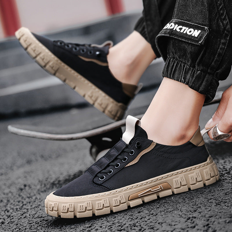 Men's Trendy Tarpaulin Casual Flats